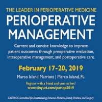 Perioperative Management - In Its 35th Year