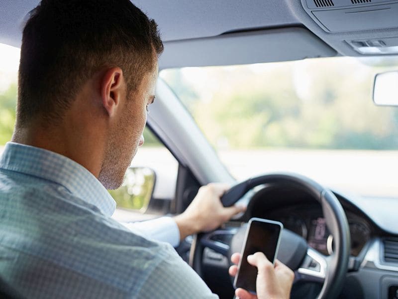 About Half of Child Caregivers Use Cellphones While Driving