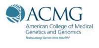 American College of Medical Genetics and Genomics (ACMG)